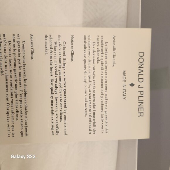 Donald J. Pliner Snakeskin "Metallic Mini Viper Lemon". NIB. Size EU 37.5/US 7 - Picture 9 of 10